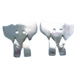 ANNE HARVEY 925 SILVER MEXICO MOVABLE ELEPHANT EARRING